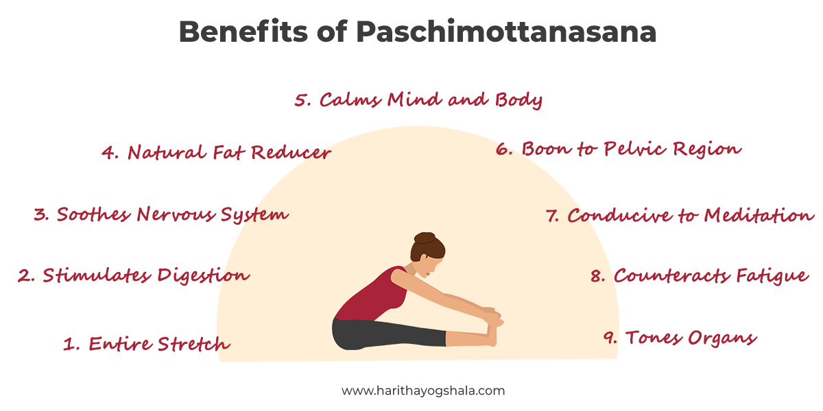 Benefits of Paschimottanasana